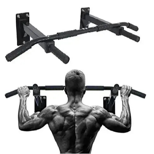 Wall Mounted Pull up Bar Ultimate Body Press Chin Up Bar – 3 Grips with Free 4 screws